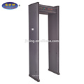 For gym, hotel,airport,court,post office security 6 detective zones walk through metal detector with (sound&light) alarm